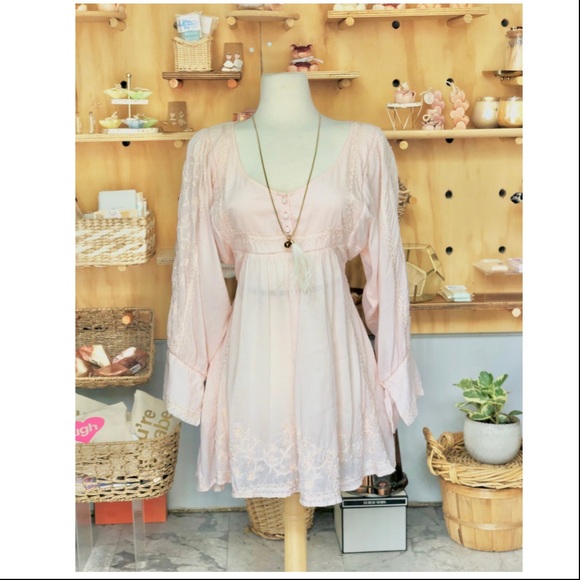 Free People Tops - Anthropologie Free People Embroidered Tunic